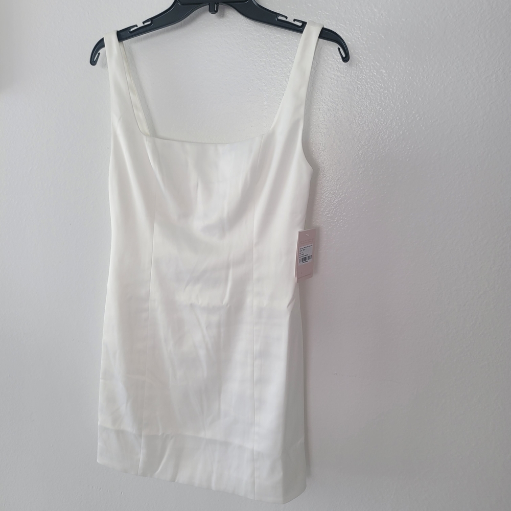 Birdy Grey White Backless Dress with Heart Detail Size S - Picture 4 of 16